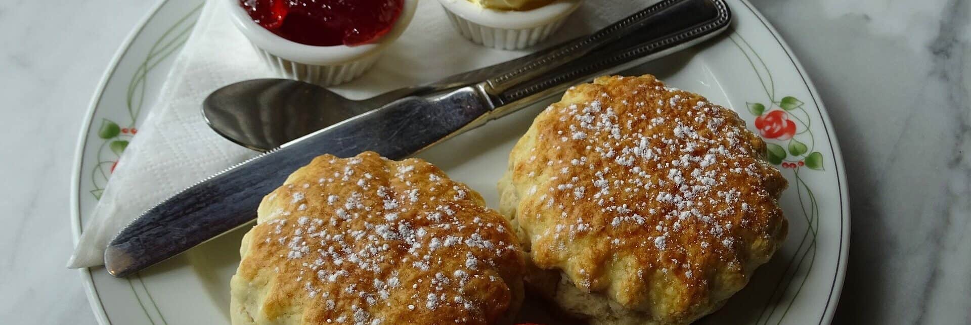 A traditional cream tea