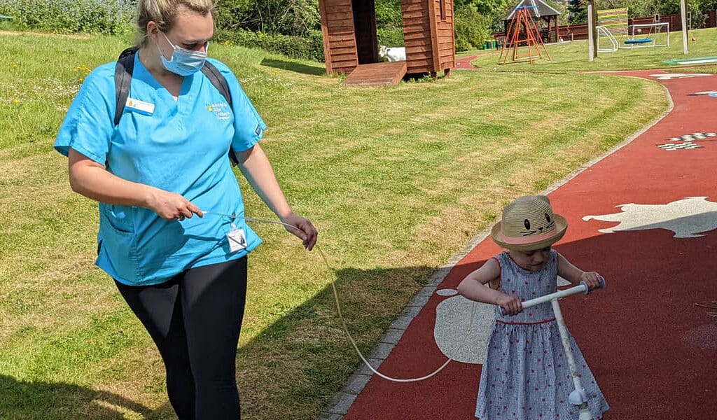 Nurse with child