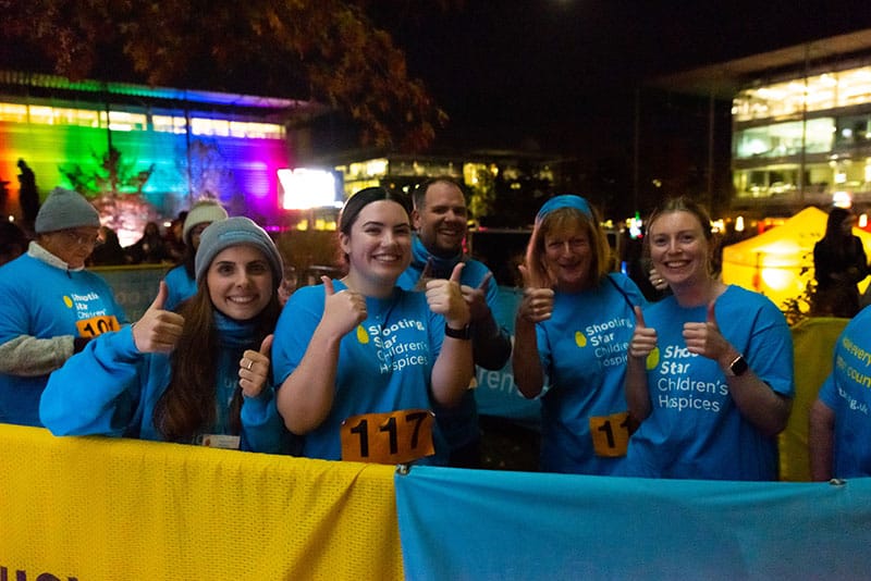 Volunteers at our Firewalk