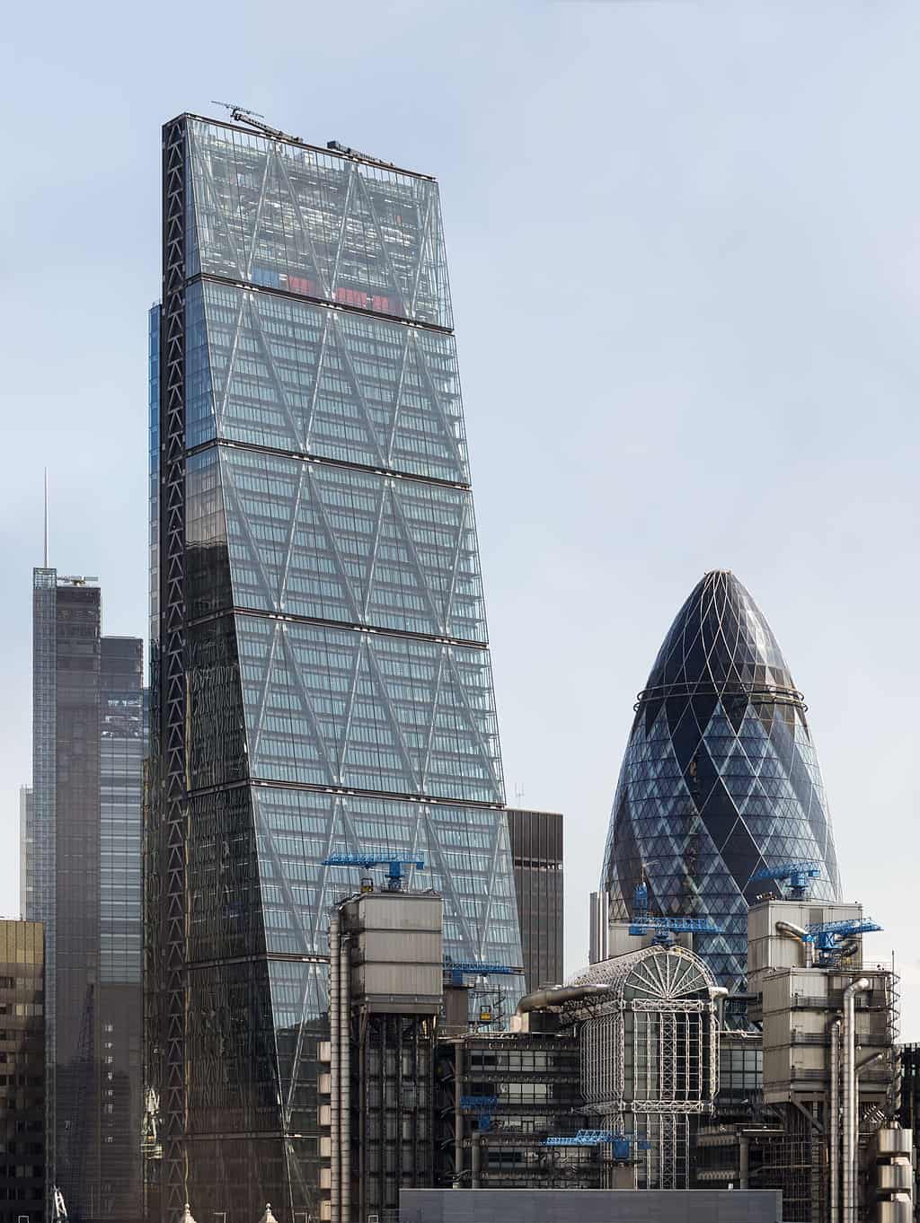 The Cheesegrater skyscraper in London.