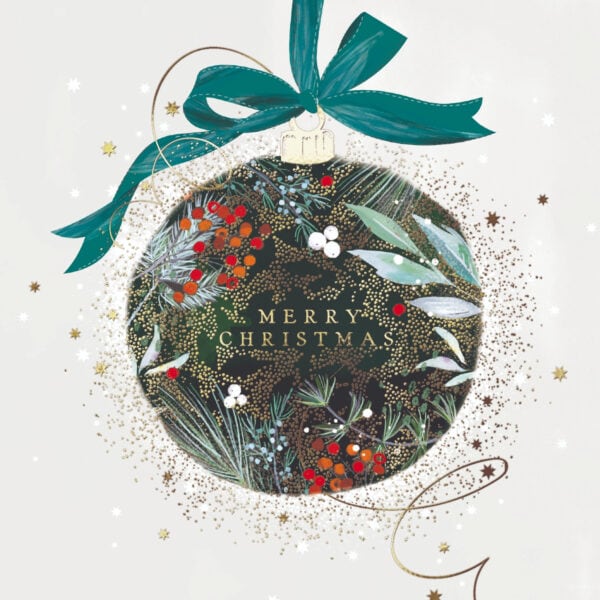 Bauble Christmas Card - Pack of 10