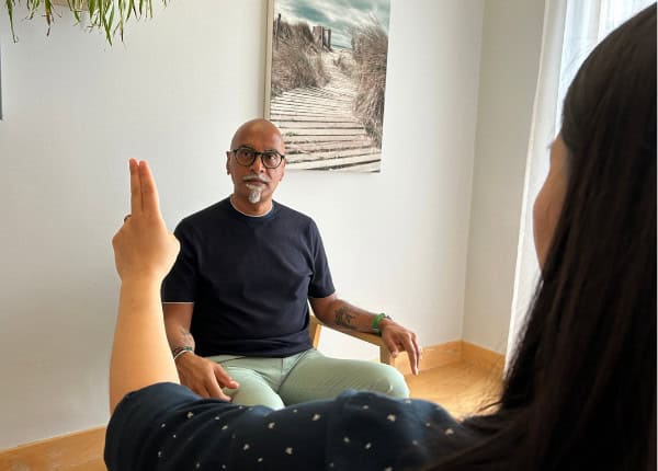 EMDR therapy session
