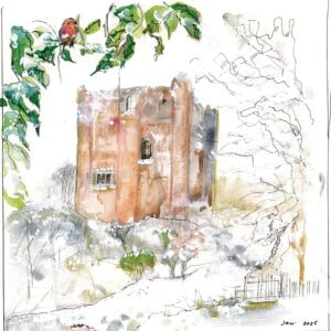 Guildford Castle Christmas Card – Pack of 10 - Available In Selected Shops