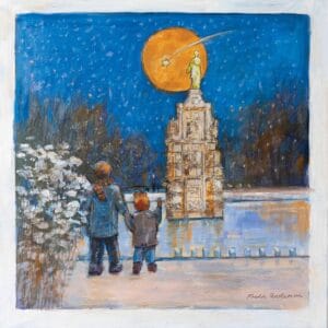 Diana Fountain Christmas Card – Pack of 10 - Available In Selected Shops