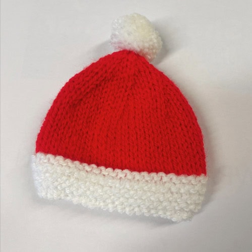 Knitted Santa Hat