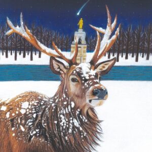Christmas Stag In Bushy Park Christmas Cards – Pack of 10