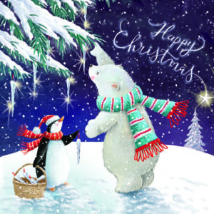 Christmas Icicles Christmas Cards – Pack of 10