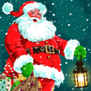 Delivering Gifts Christmas Cards – Pack of 10